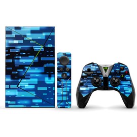 MightySkins Skin Compatible with NVIDIA Shield TV (2017) Pro - Space Blocks | Protective, Durable, and Unique Vinyl Decal wrap Cover | Easy to Apply, Remove, and Change Styles | Made in The USA