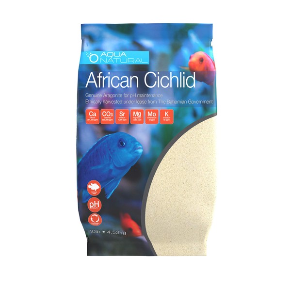 African CICHILD Aragonite 10LB Sand for Aquarium