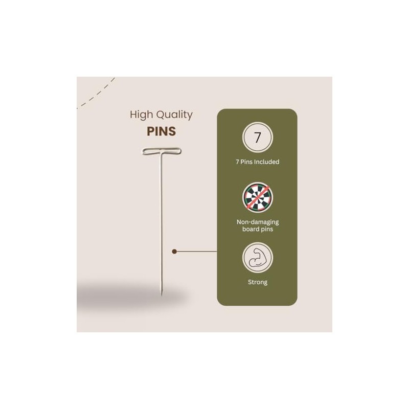 Darts Training Set - 7 Practice Rings with Ultimate Accessory