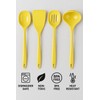 Calypso Basics by Reston Lloyd Melamine Utensil Set, 4-Piece, Turquoise