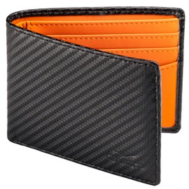 Claasico Men’s Bifold Wallet for Men – Genuine Leather RFID Wallet, Slim Billfold Cardholder w/ID Window – Gift Box Included