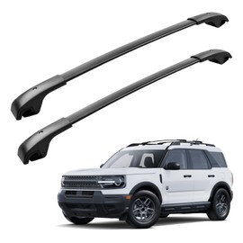 Roof Rack Cross Bars Fit for Ford Bronco Sport Base 2021-2024, Bigbend 2021-2024, Outer Banks 2021, Heritage Edition 2023 On-Road Version, Rooftop Aluminum Crossbars Power Grip Cargo Racks Rails