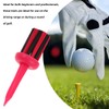 NOLITOY 8pcs Golf Brush Tees Plastic Spike Holder Protection with