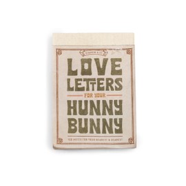 Sugarboo Love Letters for Your Hunny Bunny - 150 Pages of Heartfelt Notes - 4"x6" Perforated Pages for Easy Tear and Share - Daily Affirmations for Spouses and Couples