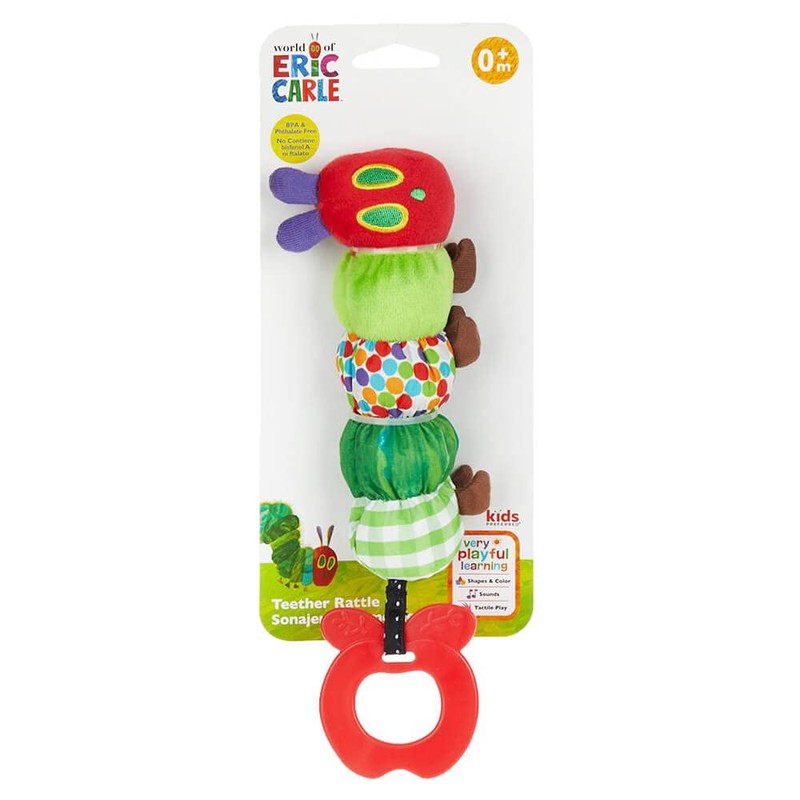 Teether Rattle, World of Eric Carle The Very Hungry Caterpillar