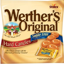 Werther's Sugar Free Hard candy, Original, 2.75 Ounce (Pack of 12)