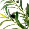 ESPIDOO 6FT Artificial Olive Tree: Modern Silk Plant with White