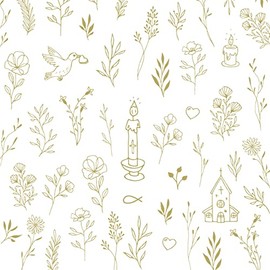 Servietten Konfirmation – Kommunion 20 Small Church Symbols | Christening Table Decoration 33 x 33 cm