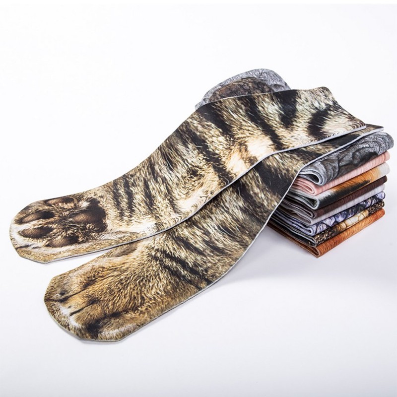 xywlwoer Animal Paw Socks Funny White Elephant Gifts for Adults,Novelty