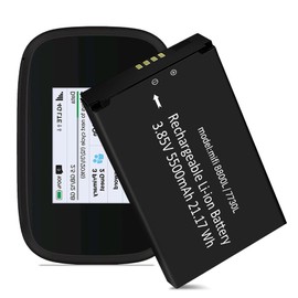 LCLEBM 5500mAh Mifi 7730L/8800L Battery [2025 New Upgraded ] 7730L Jetpack Battery for Novatel Jetpack MiFi 7730L/8800L Mobile Hotspot P/N: 40123117