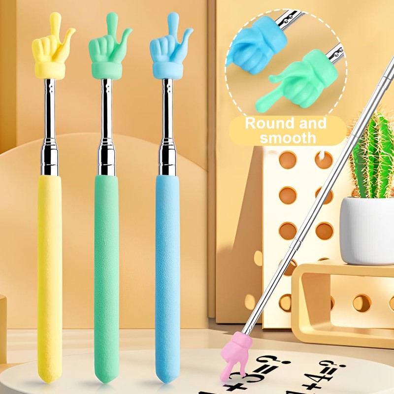 WeddHuis 1 x Extendable Telescopic Pointer Stick for Teachers, Classroom,