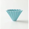 ORIGAMI Origami Dripper Medium Turquoise for 2-4 People, Boxed, Engraved,