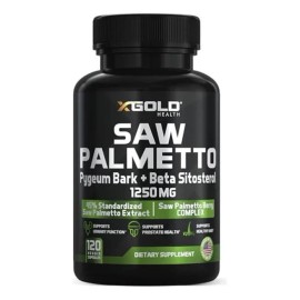 X Gold Health Saw Palmetto Suplemento Próstata 120 Cápsulas