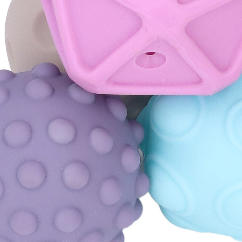 Soft Rubber Building Blocks DIY Infants Toddlers Manual Brain Relief