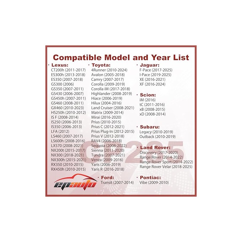 EPAuto CP285 (CF10285) Premium Cabin Air Filter includes Activated Carbon