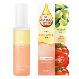 Puree Marche Dressing Essence Tomato Line 2-Layer Oil Serum of Uru Toma Essence & Olive Oil, 2.8 fl oz (80 ml)