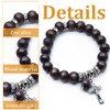 Men's Rosary Bracelet, Gift for Men Made of Real Natural