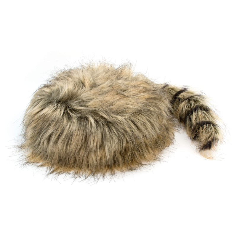 Boone's Mill | Coonskin Cap | Synthetic Fur and Tail