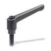 Ganter Standard Elements Adjustable Clamping Lever with Screw Thread –
