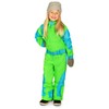 Tipsy Elves Snow Glow Neon Green and Blue Ski Suit