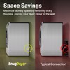 Gardus SnugDryer Space-Saving Dryer Vent Connection Kit, Only For New
