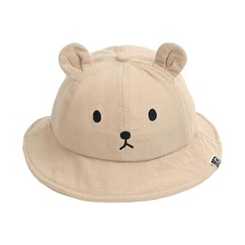 WYTTBD Baby Hat with Bear Ears, Cute UV Protection, Wide Brim | For Babies & Kids, Spring/Summer, UV Protection, Sun Protection, Sun Hat
