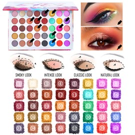 BrilliantDay Travel Makeup Kit for Women Full Kit, Professional Makeup Set with Makeup Bag Makeup Gift Set for Women Girls Includes Foundation Eyeshadow Palette Lipstick Eyeliner Makeup Brush Set