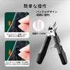 Solxion Angled Nail Clipper, Stainless Steel, Large Opening, Splash Proof,