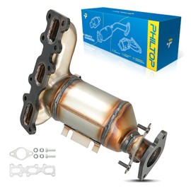 PHILTOP 16728 Catalytic Converter Kit Compatible with Ford, Lincoln 2013-2019 Explorer/Taurus/Edge/Flex/Police Interceptor/MKX/MKZ/MKS/MKT/Continental 3.5/3.7L Naturally Aspirated(EPA Compliant)