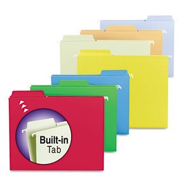 Smead : FasTab Hanging File Folders, Letter, Assorted Primary, 18/Box -:- Sold as 2 Packs of - 18 - / - Total of 36 Each