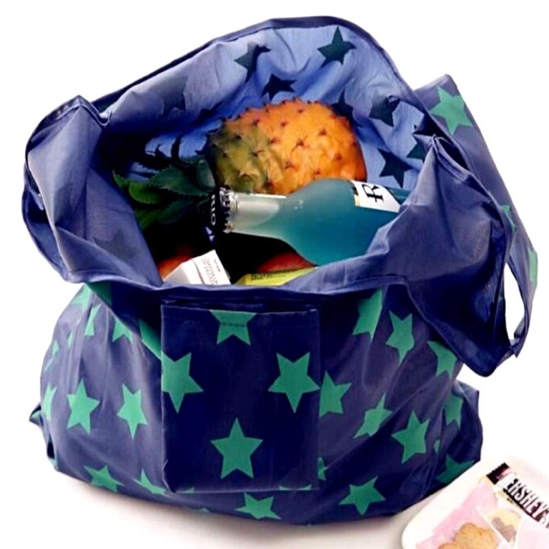 SCGEHA Eco Bag, Set of 6, Foldable, Shopping Bag, Waterproof,