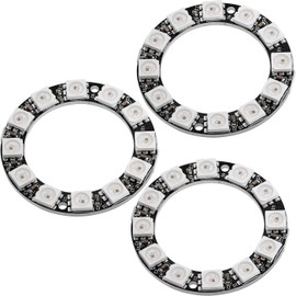 DUTTY LED Ring 12 Bit RGB 38mm WS2812 5050 5V Development Board 3pcs