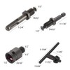Saiper 1.5-13mm Capacity 1/2-20UNF Key Drill Chuck with Hex Shank,