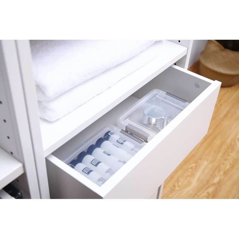 Citylife 1.3 QT 6 Pack Small Storage Bins Plastic Storage