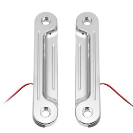 HIYOYO - Soportes de señales de giro LED cromadas para Harley Touring Electra Glide Street Glide 1997-2023