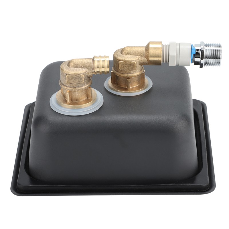 Matte Black Stainless Steel Automatic Cup Rinser Washer Cleaner for