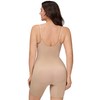 Slimwear Ultra Shape Mid Thigh Bodysuit, 78% Nylon 22% Spandex