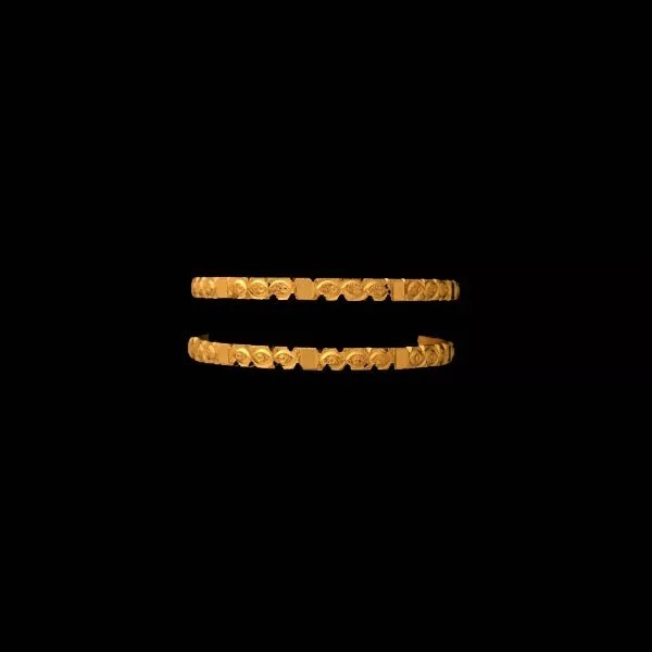 NYCFASHIONJEWELS Diamond Cut Glossed Bangles