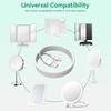FITE ON 3.3ft White Micro USB Data/Charging Cable Cord Lead