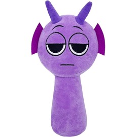 Cute Sprunki's Plush Toys Collection, 8"-10" Inches Soft Cuddly Stuffed Toys for Kids Preferred Gifts for Birthday Parties and Special Occasions (Purple)