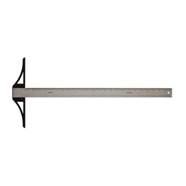 ALVIN SST42 Stainless Steel Professional Graduated T-Square, Drawing and Design Tool, Great for Carpentry, Drafting, Architecture, Engineering, and Art - 42 Inch