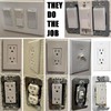 22 Pcs Wall Plate Spacer, Metal Outlet Spacers, Wall Plate