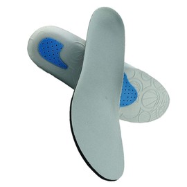 LALAFINA Eva Sports Insoles High Elastic Arch Support Grey Size 35-40 Foot Care Insoles