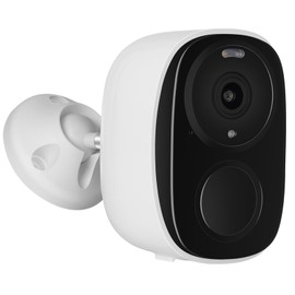 2K Security Camera Wireless Outdoor, Battery Powered 2.4G WiFi Camera for Home Security, Waterproof Surveillance Bullet Cam with PIR Motion Detection, Color Night Vision, 2-Way Talk, Cloud/SD Storage