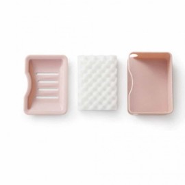 Soap case, draining soap container, soap draining, bathroom soap stand Drainable Soap Holder 2 Luxury Soap Holder - White 2ea