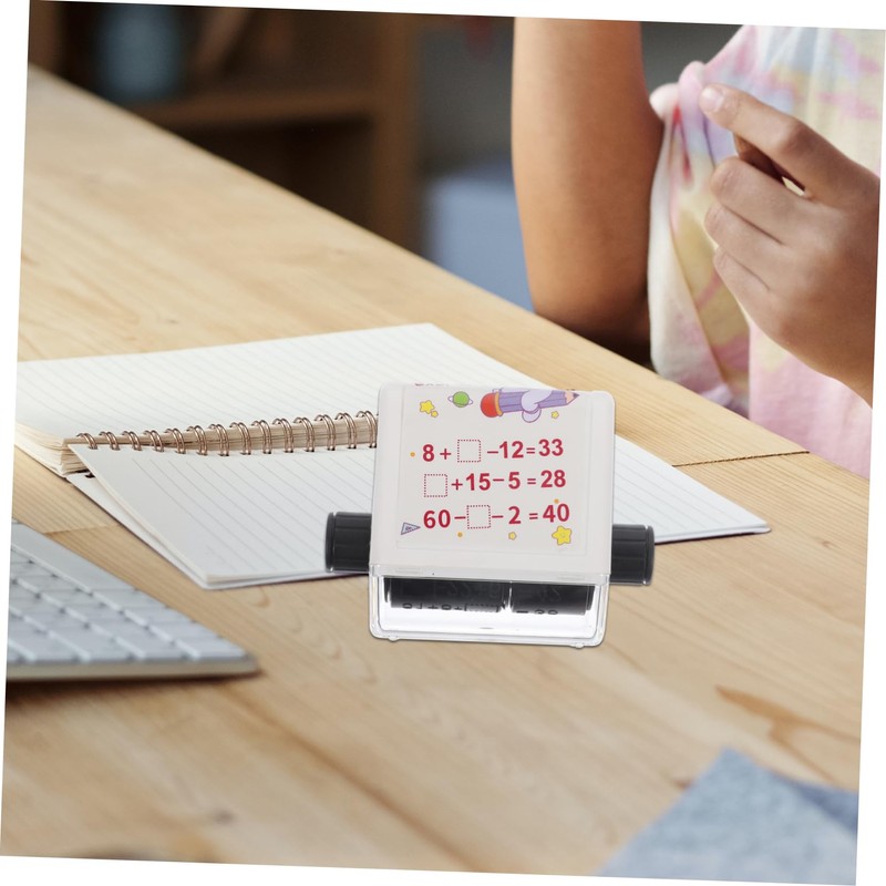 Operitacx 1 Set Teaching Stamps for Addition and Subtraction Role