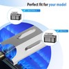 BG179A (4-Pack) 15.75" Stainless Steel Heat Plate for Master Forge