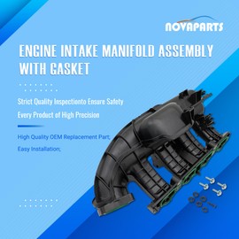 NOVAPARTS ‎615-380 Engine Intake Manifold Assembly with Gasket 55573168 for 2013-2021 Buick Encore & Chevy Cruze Cruze Limited Sonic Trax 1.4L Replaces # 25299449 25200449 55577314 25200450