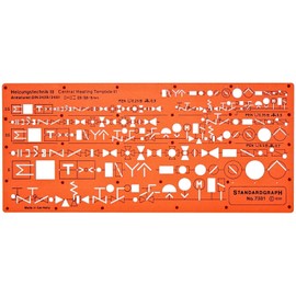 HVAC HKL Plumbing Plumbing Installation Architect Stencil Drawing Template Furnishing - Interior Design Technical Drawing