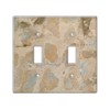 Decorative Wall Switch Cover Plate - Light Brown Stone Texture